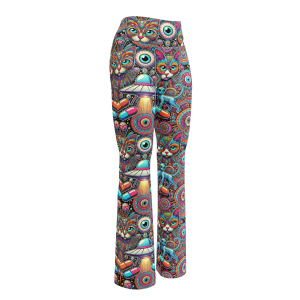 Intergalactic Cat Flare leggings