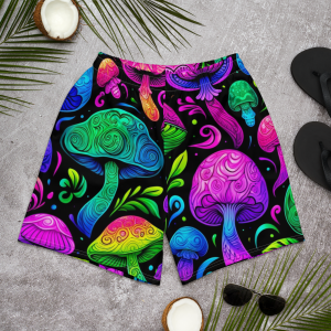 Shroom Forest Men's Athletic Rave Shorts
