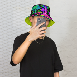 Shroom Forest Reversible Rave Bucket Hat