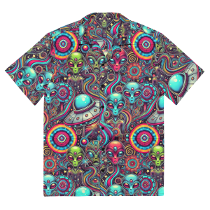 Galactic Mindwarp Festival button shirt