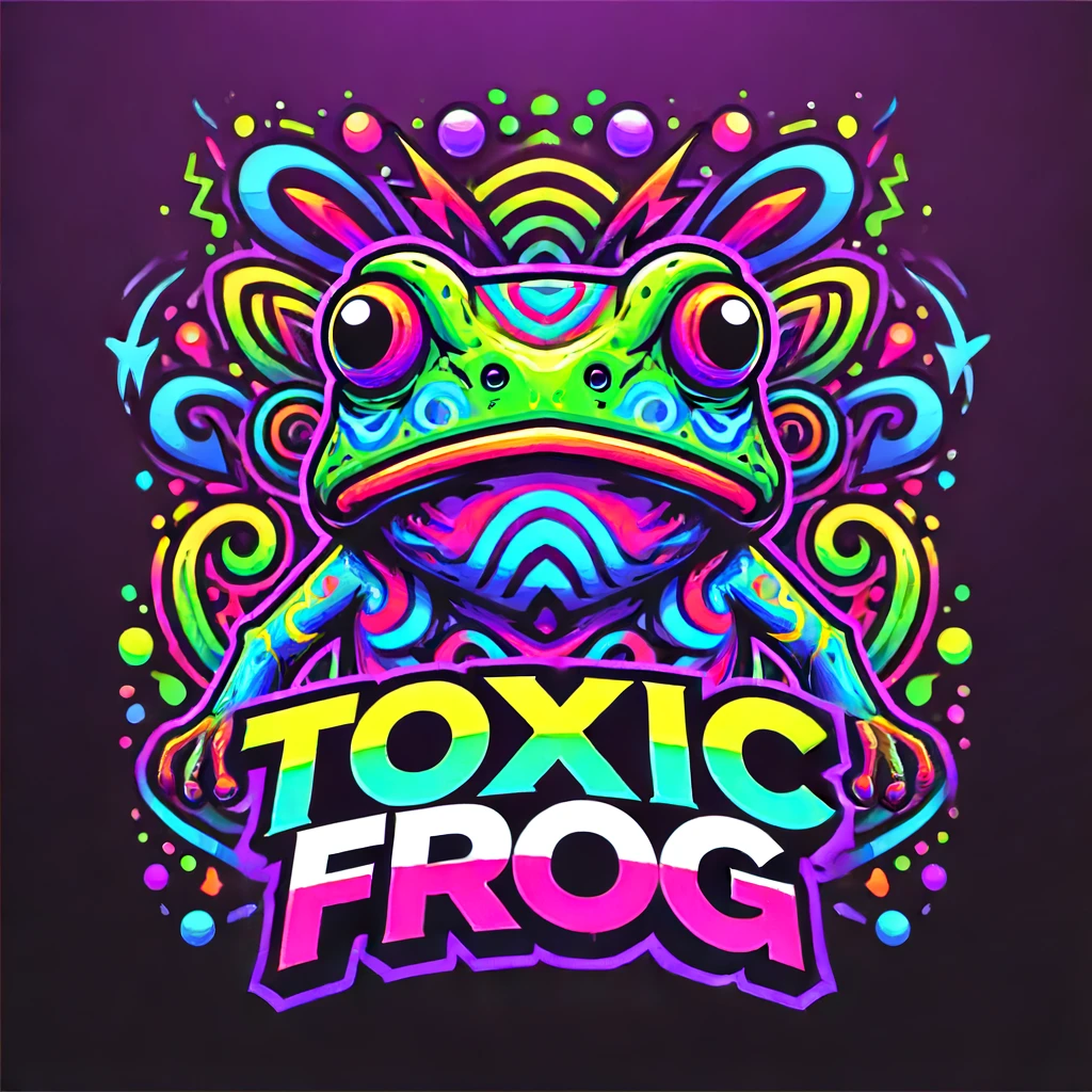 Toxic Frog Rave Wear. UK Designed Psychedelic and Trippy Styles.