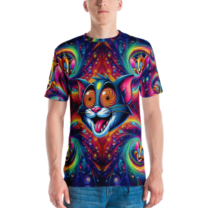 Acid Cat Rave T-shirt - All Over Print