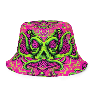 Kraken Rave Reversible Bucket Hat